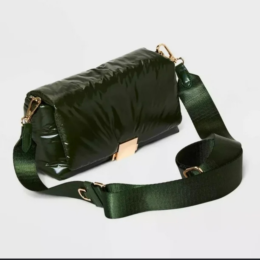 Olive Green Crossbody Bag